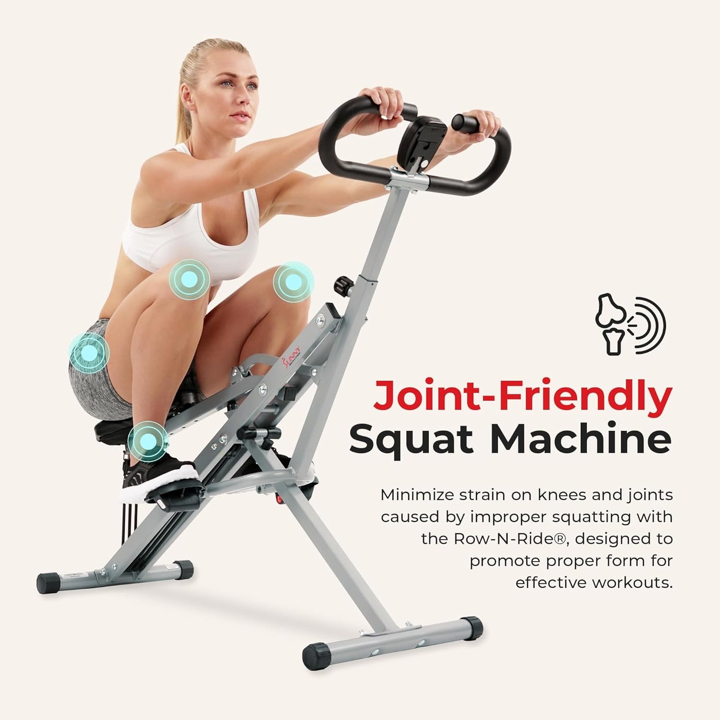 SquatXpert Multi-Functional Full Body Foldable Squat Exercise Machine