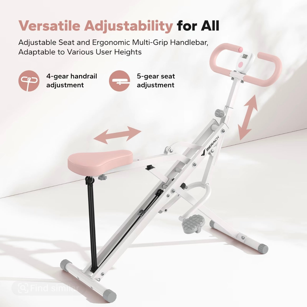 SquatXpert Multi-Functional Full Body Foldable Squat Exercise Machine