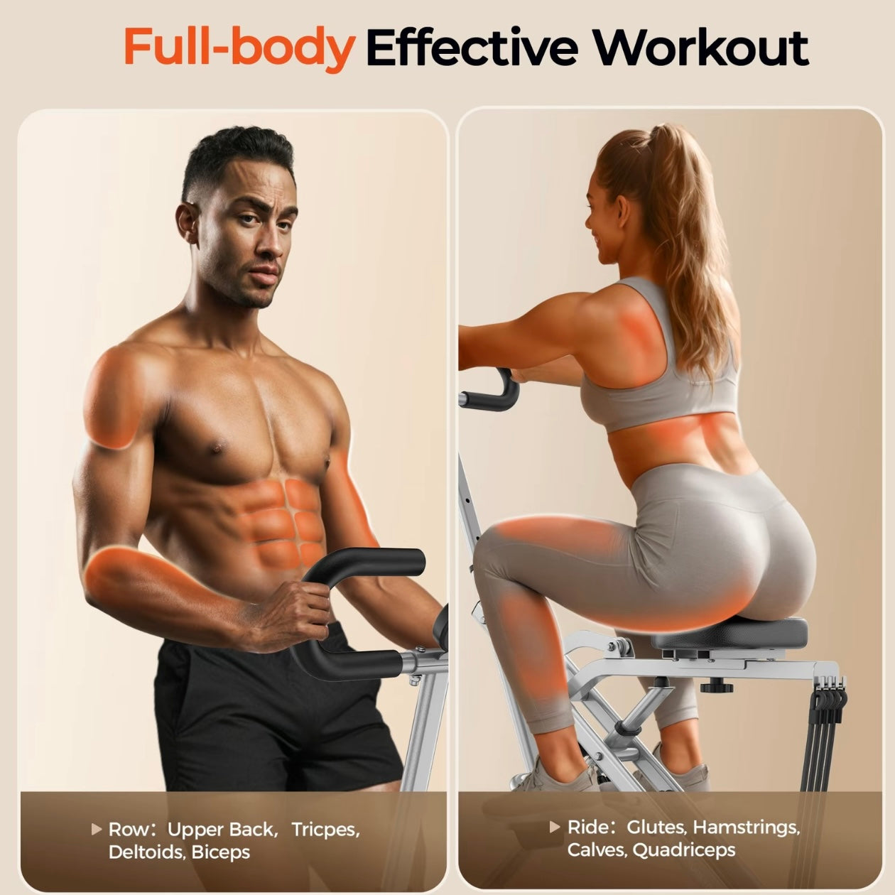 SquatXpert Multi-Functional Full Body Foldable Squat Exercise Machine