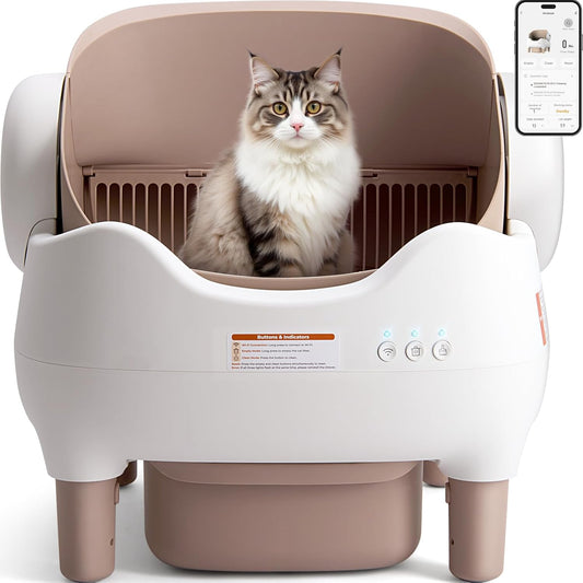 Self Cleaning Litter Box, Automatic Cat Litter Box