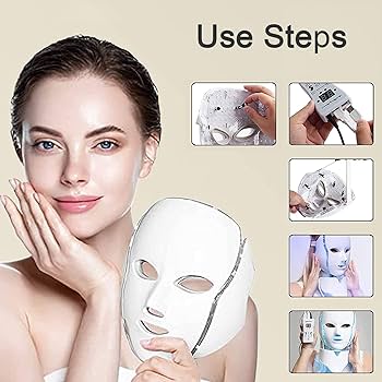 GlowForma LED Skin Mask – Wireless, Rechargeable, 7 Light Modes (FDA Approved)
